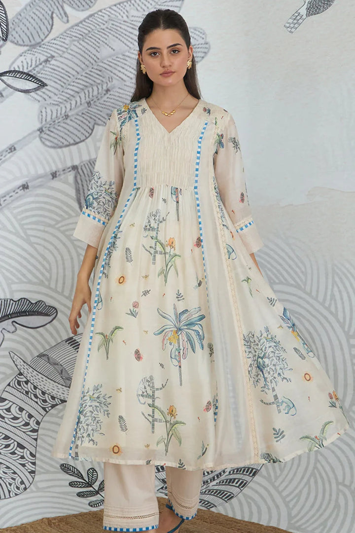 Jungle Anarkali Set