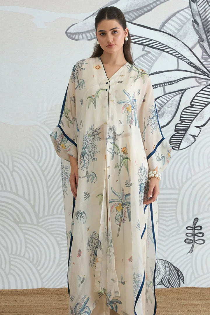 Jungle Long Cape With Waistcoat Top and Pants