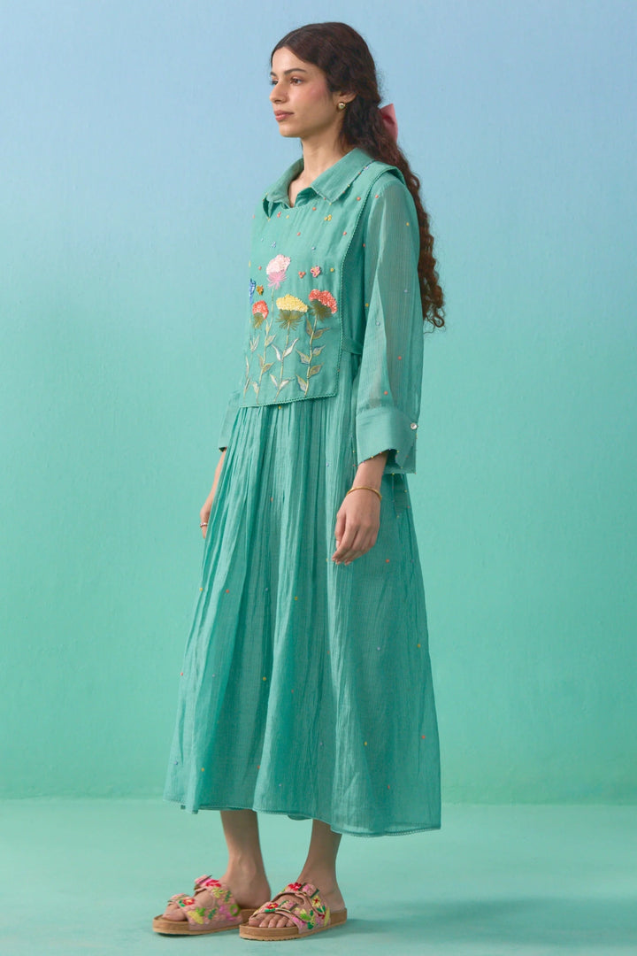 Fluer Bib Dress