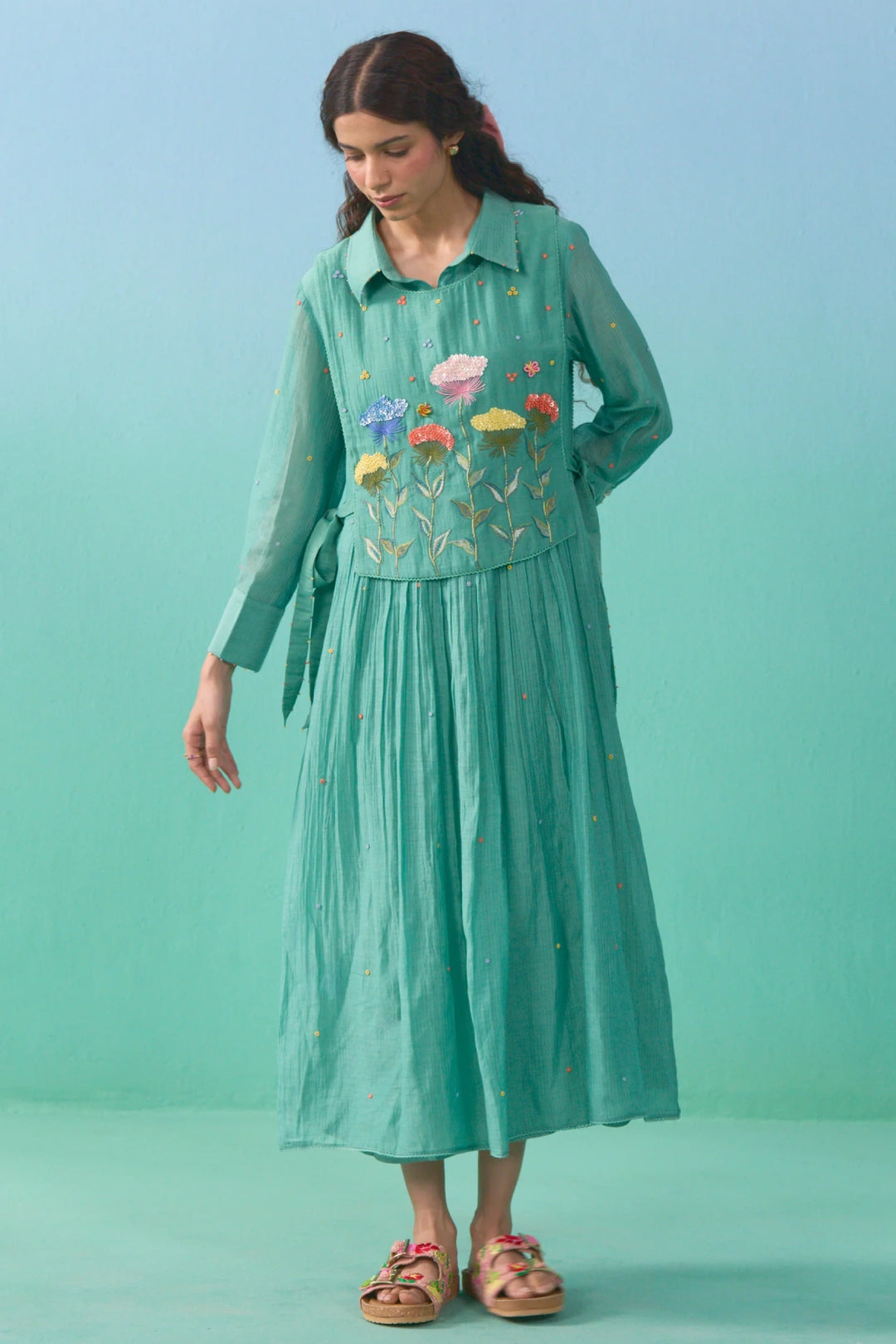 Fluer Bib Dress
