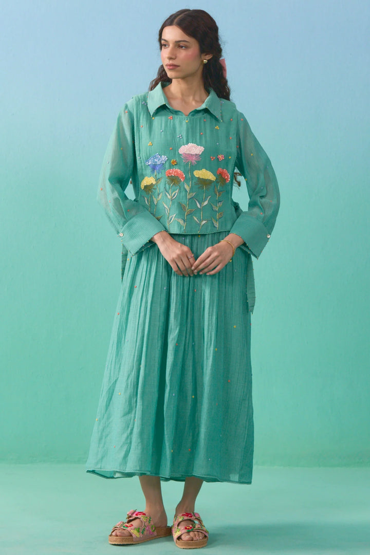 Fluer Bib Dress