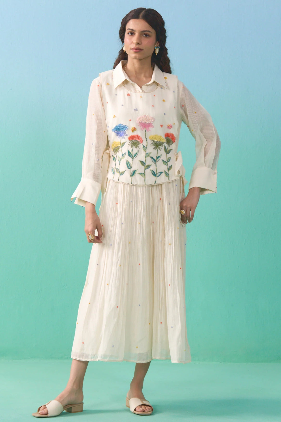 Fluer Bib Dress