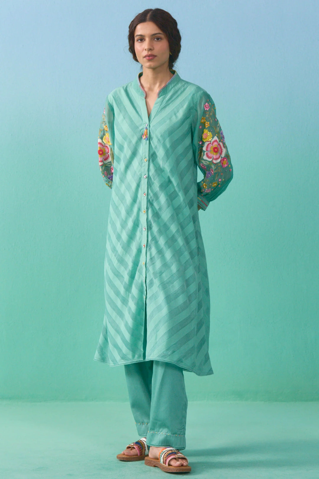 Aasma Button Down Kurta Set