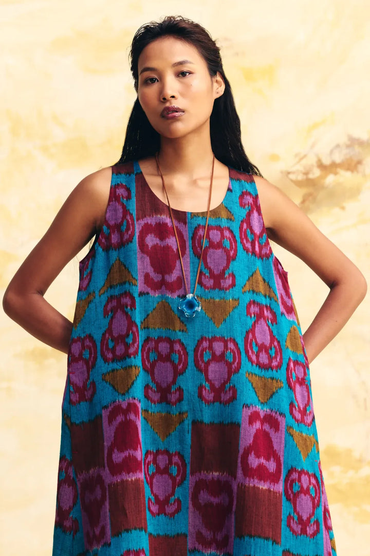 Current Linen Sleeveless Dress
