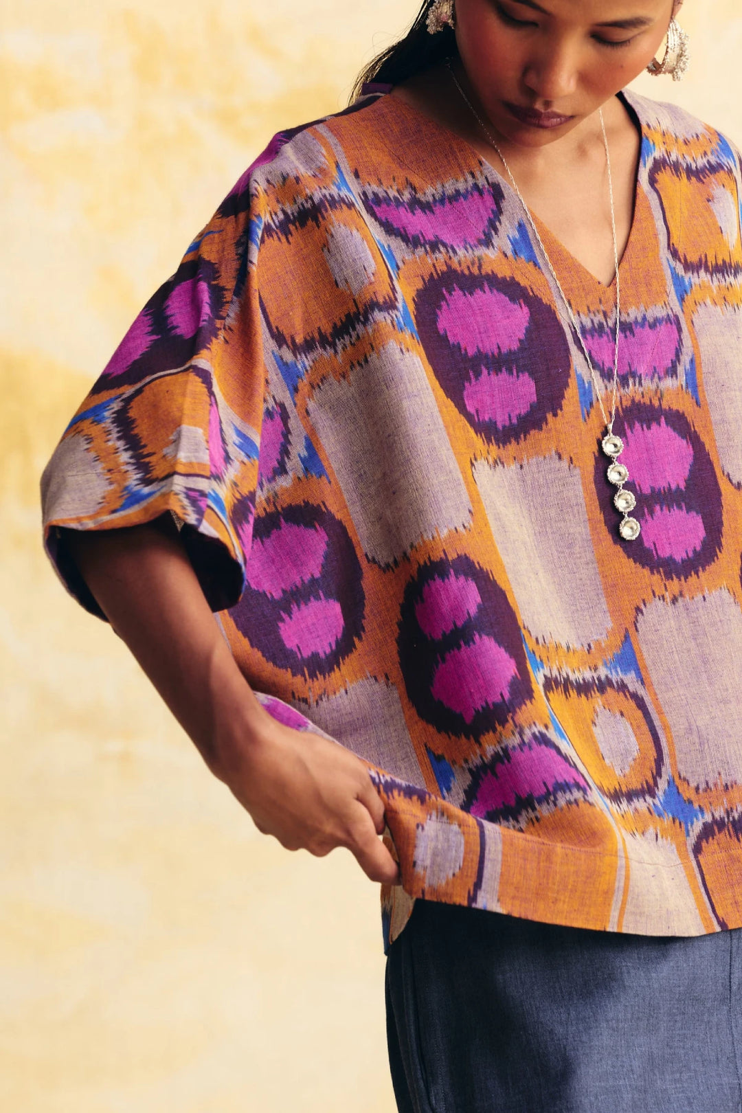 Transit Linen Inverted Trapeze Top Co-ord