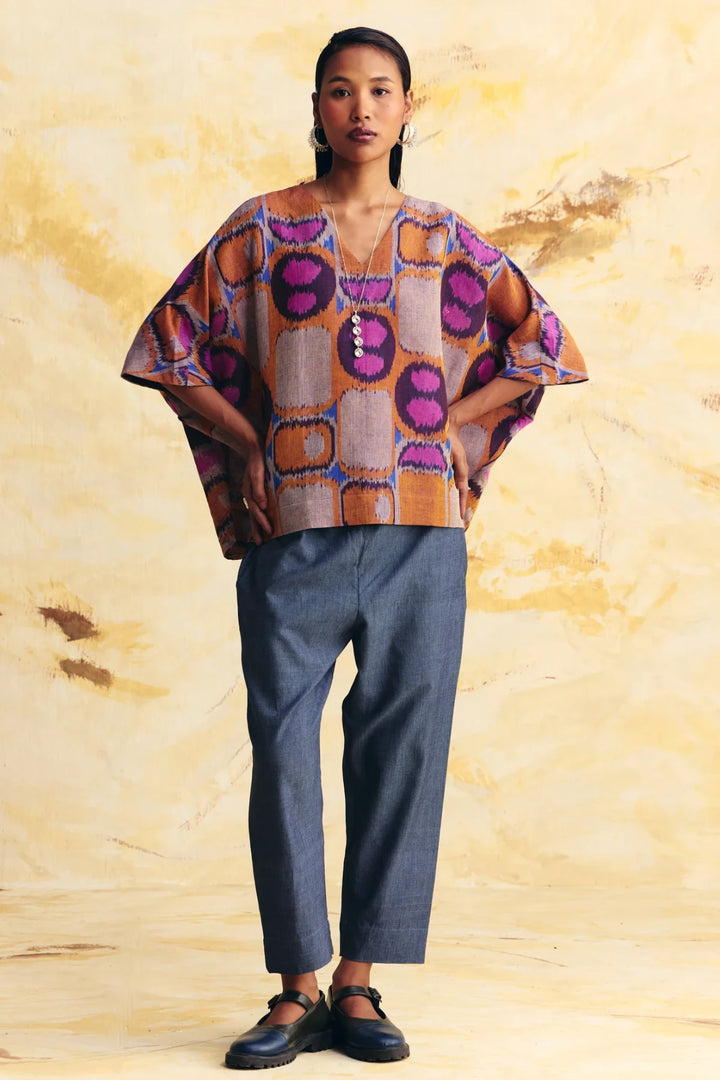 Transit Linen Inverted Trapeze Top Co-ord