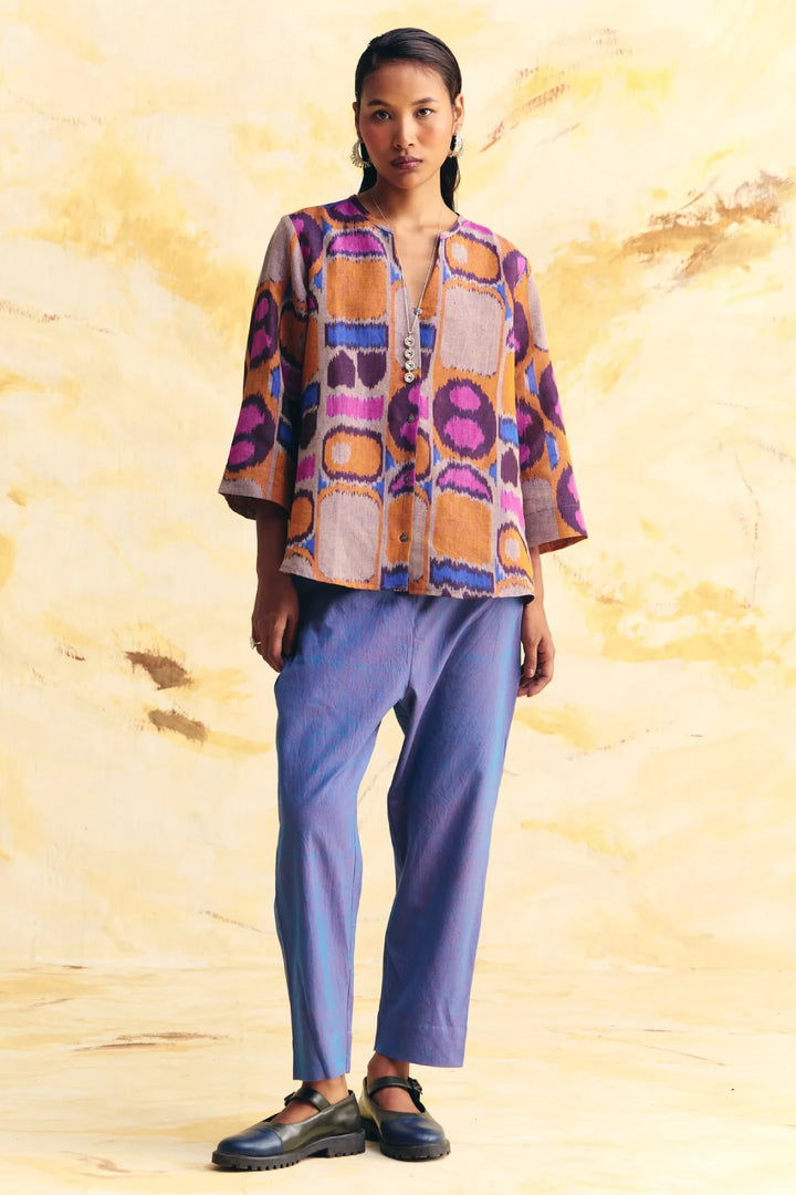 Transit Linen V Neck Top Co-ord
