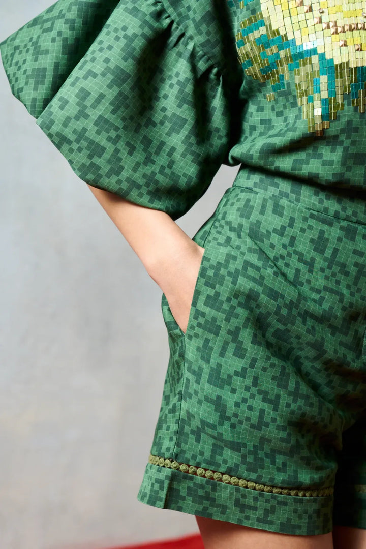 Elba Shorts Green