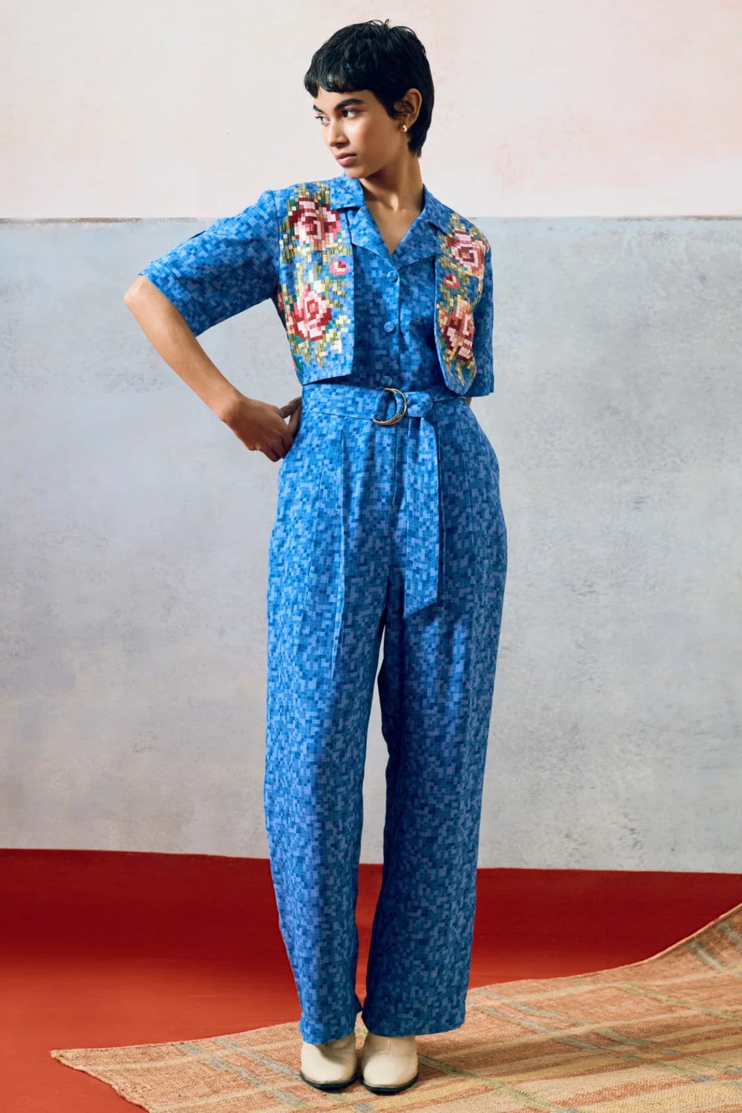 Milos Jumpsuit Blue