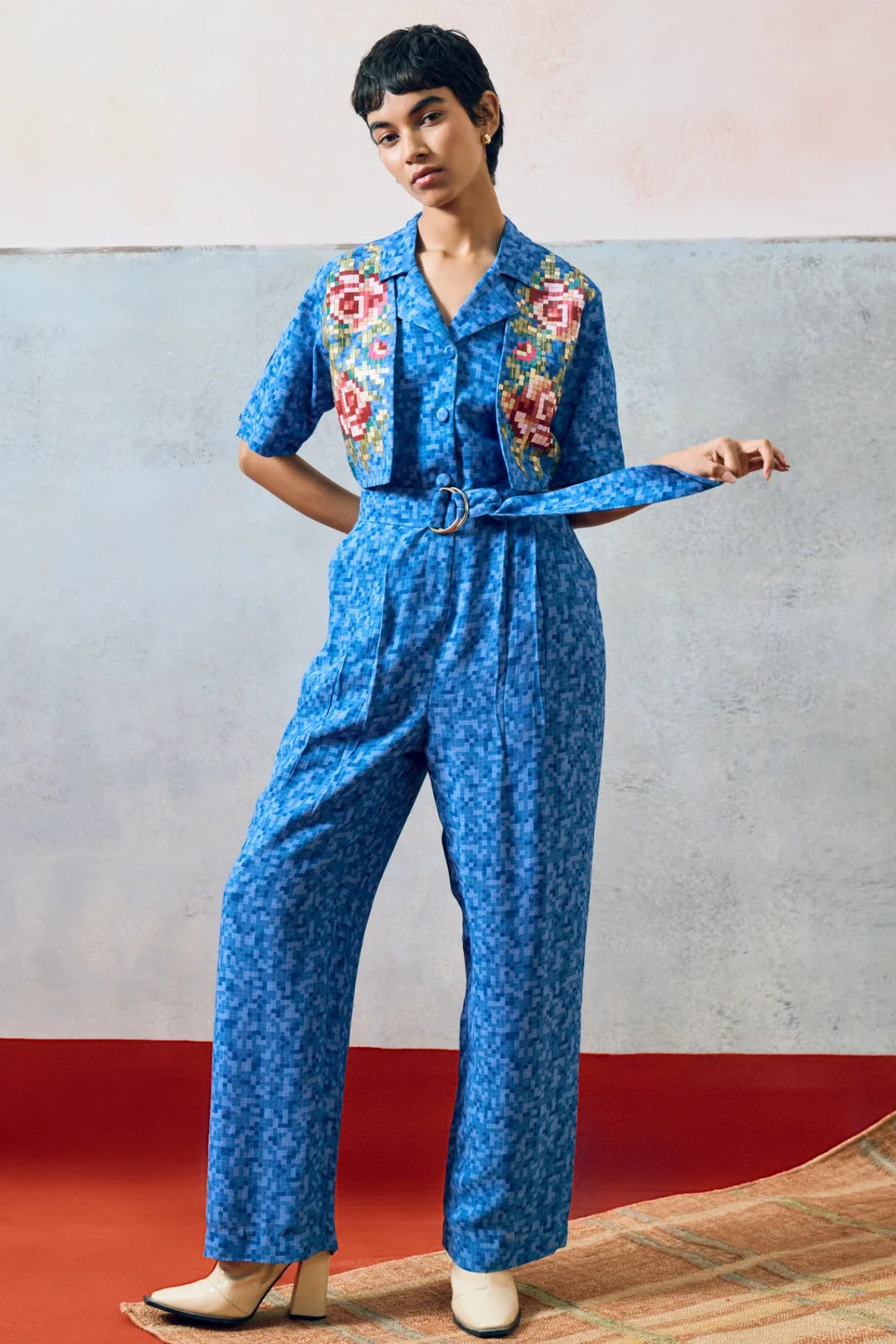 Milos Jumpsuit Blue