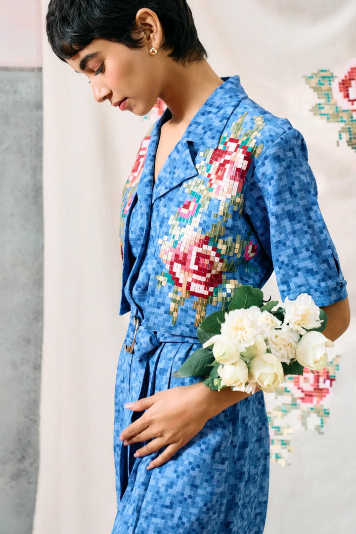 Milos Jumpsuit Blue