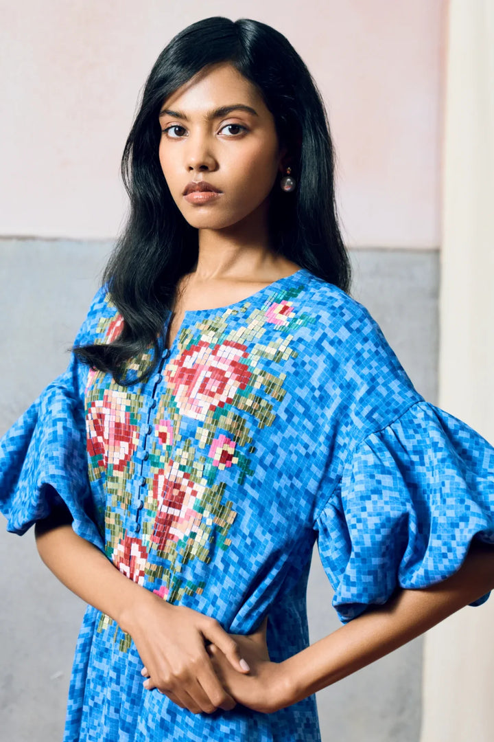 Sicily Dress Blue