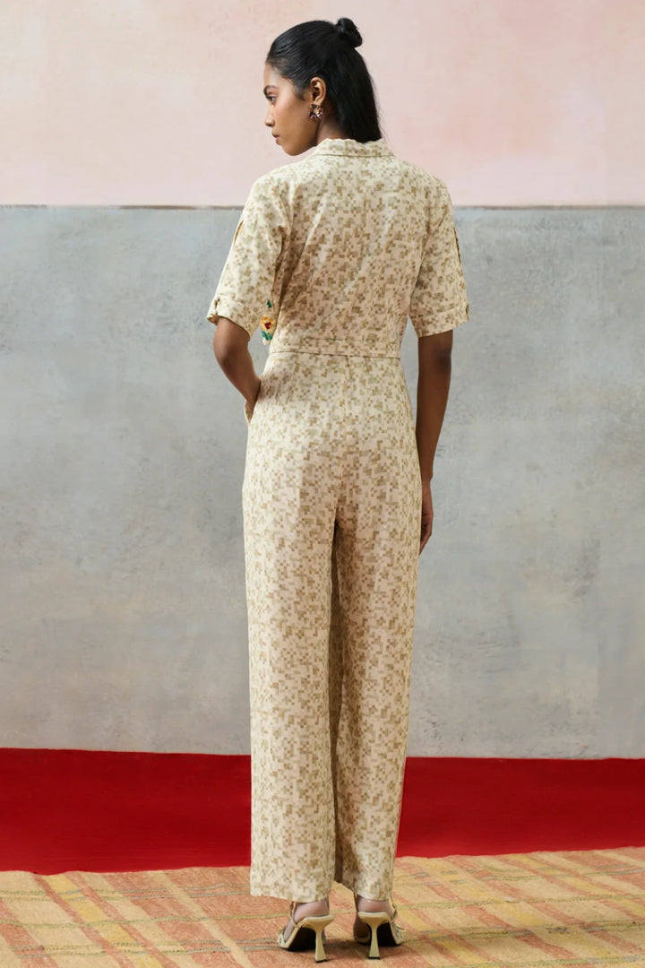 Milos Jumpsuit Beige