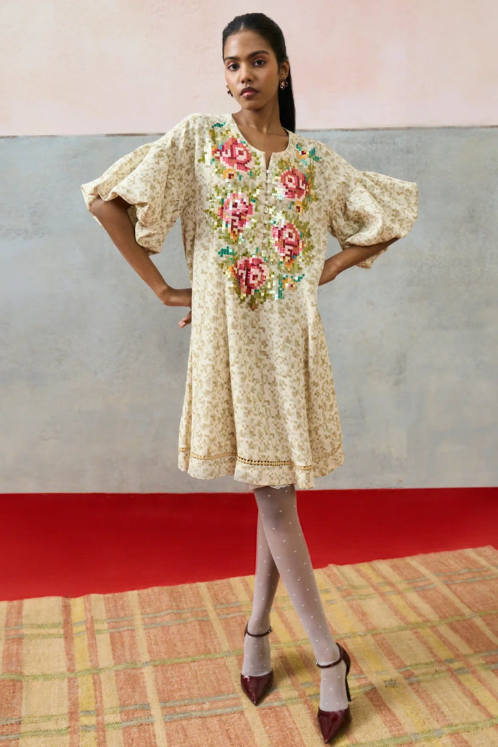 Sicily Dress Beige