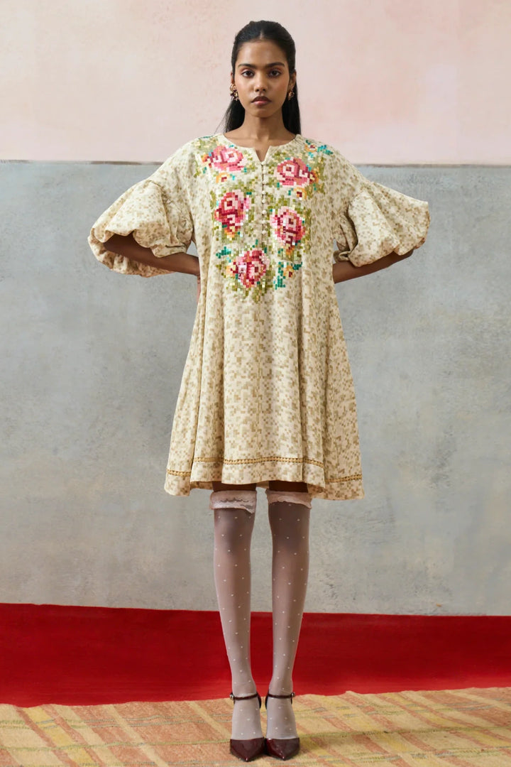 Sicily Dress Beige
