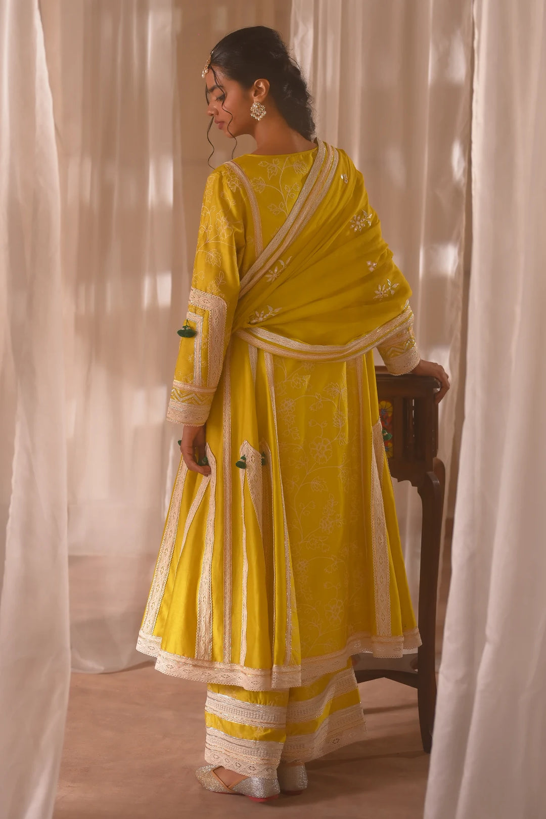 Mustard Kalidar Set