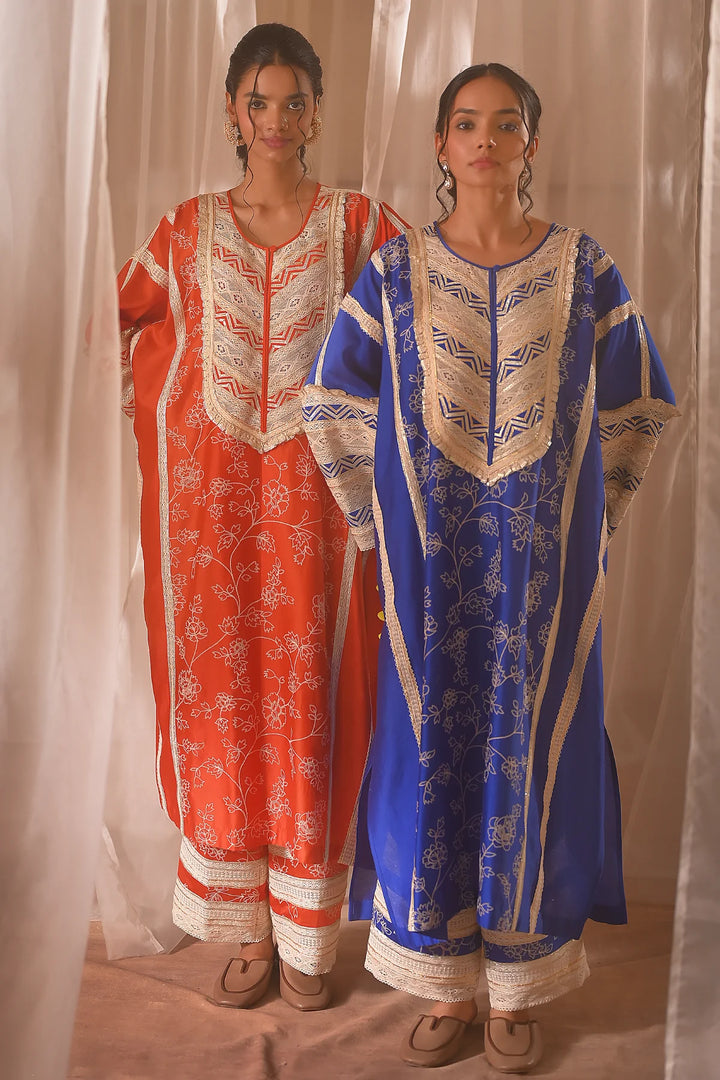 Blue Kaftan Set
