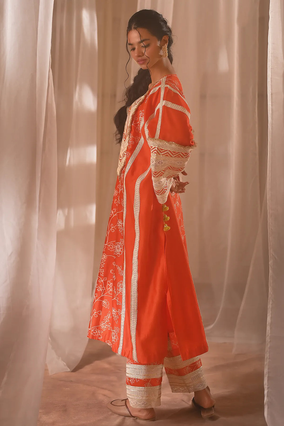 Rust Kaftan Set