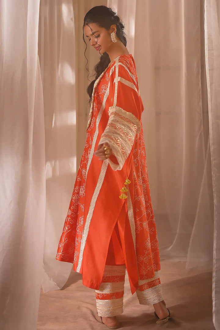 Rust Kaftan Set