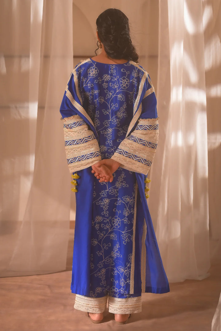 Blue Kaftan Set