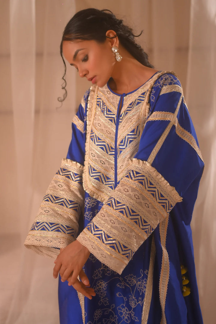 Blue Kaftan Set