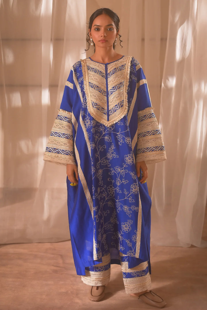 Blue Kaftan Set