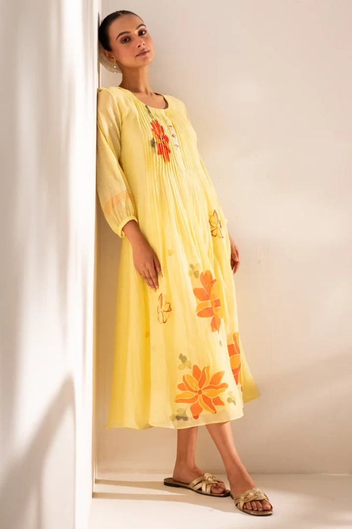 Zoya Mul Chanderi Tunic Set