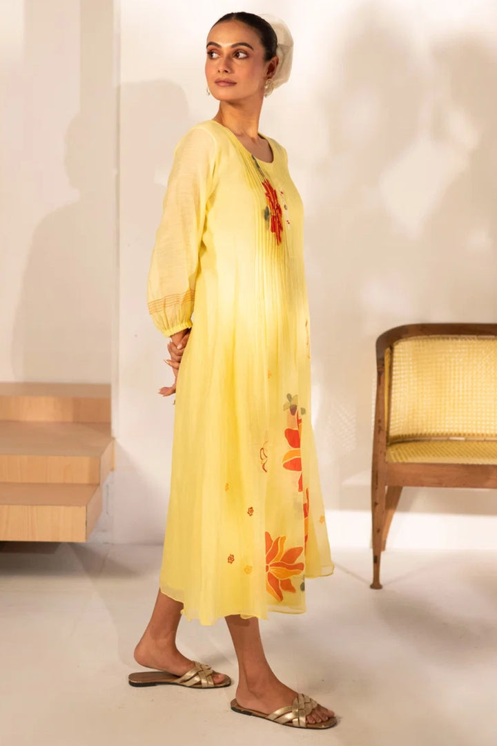 Zoya Mul Chanderi Tunic Set