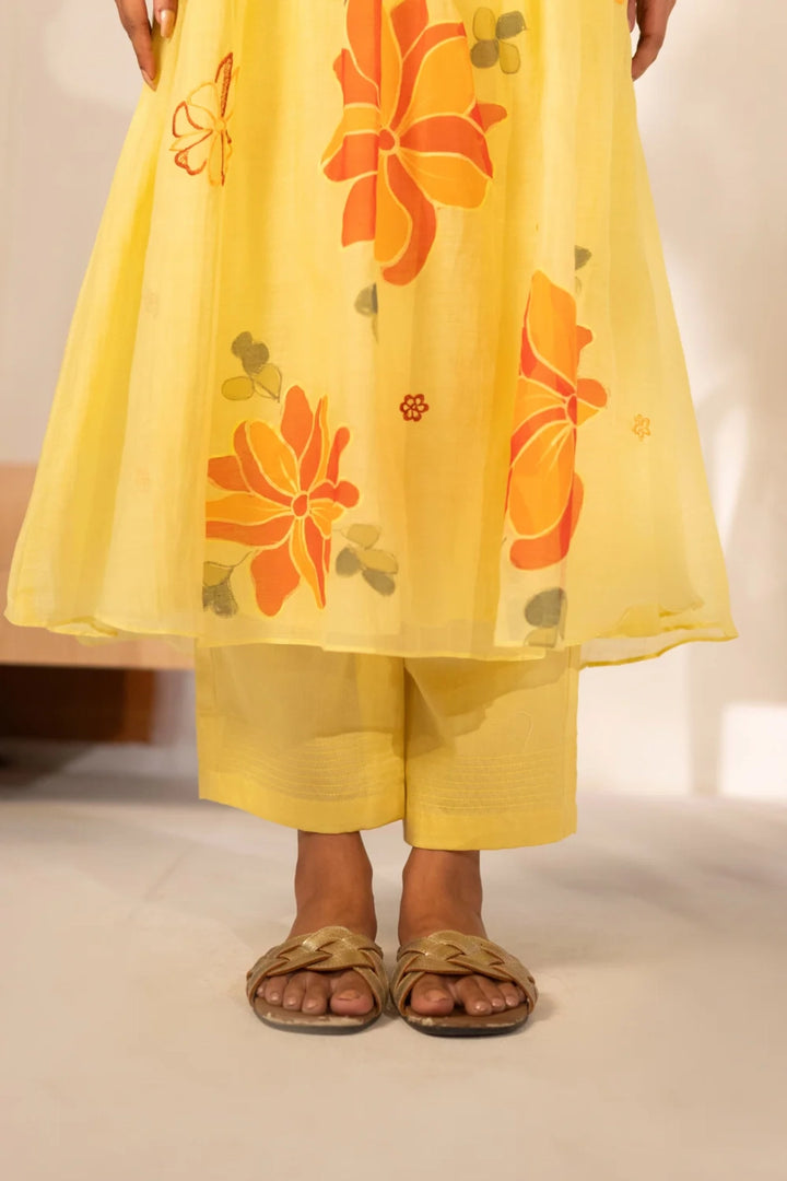 Zoya Mul Chanderi Tunic Set