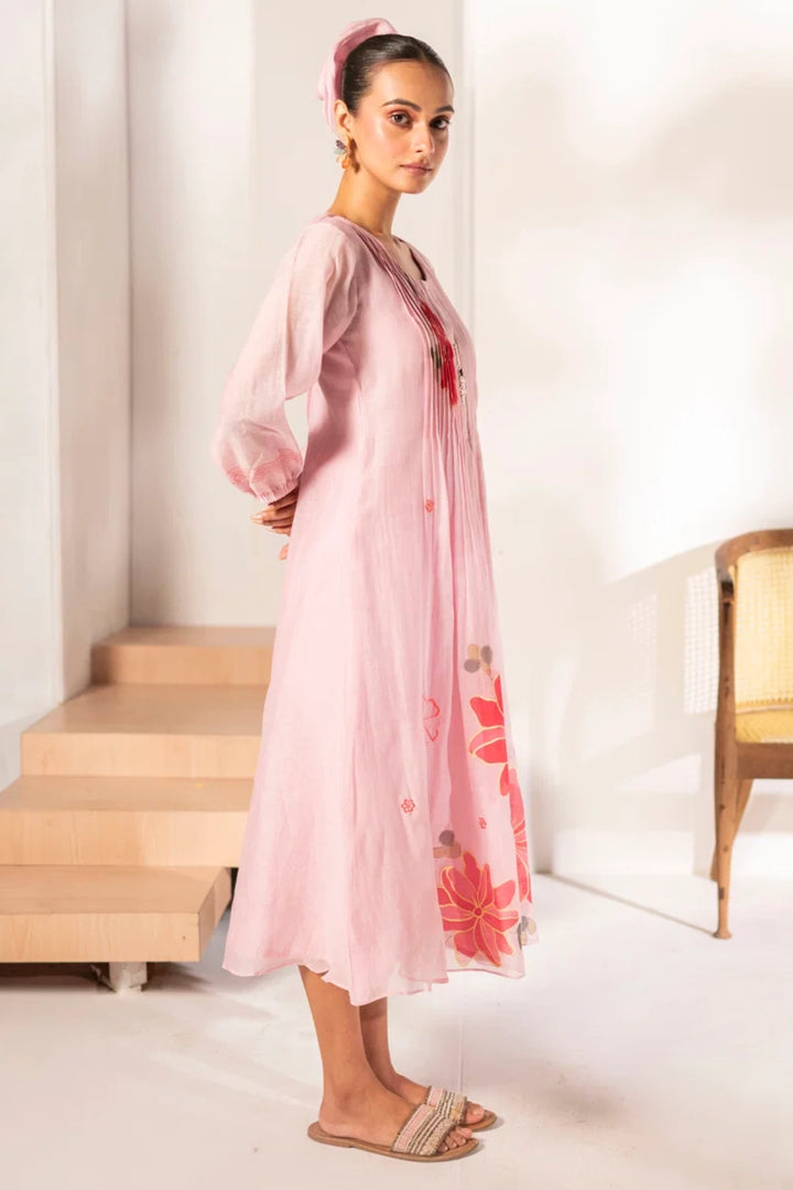 Zoya Mul Chanderi Tunic Set