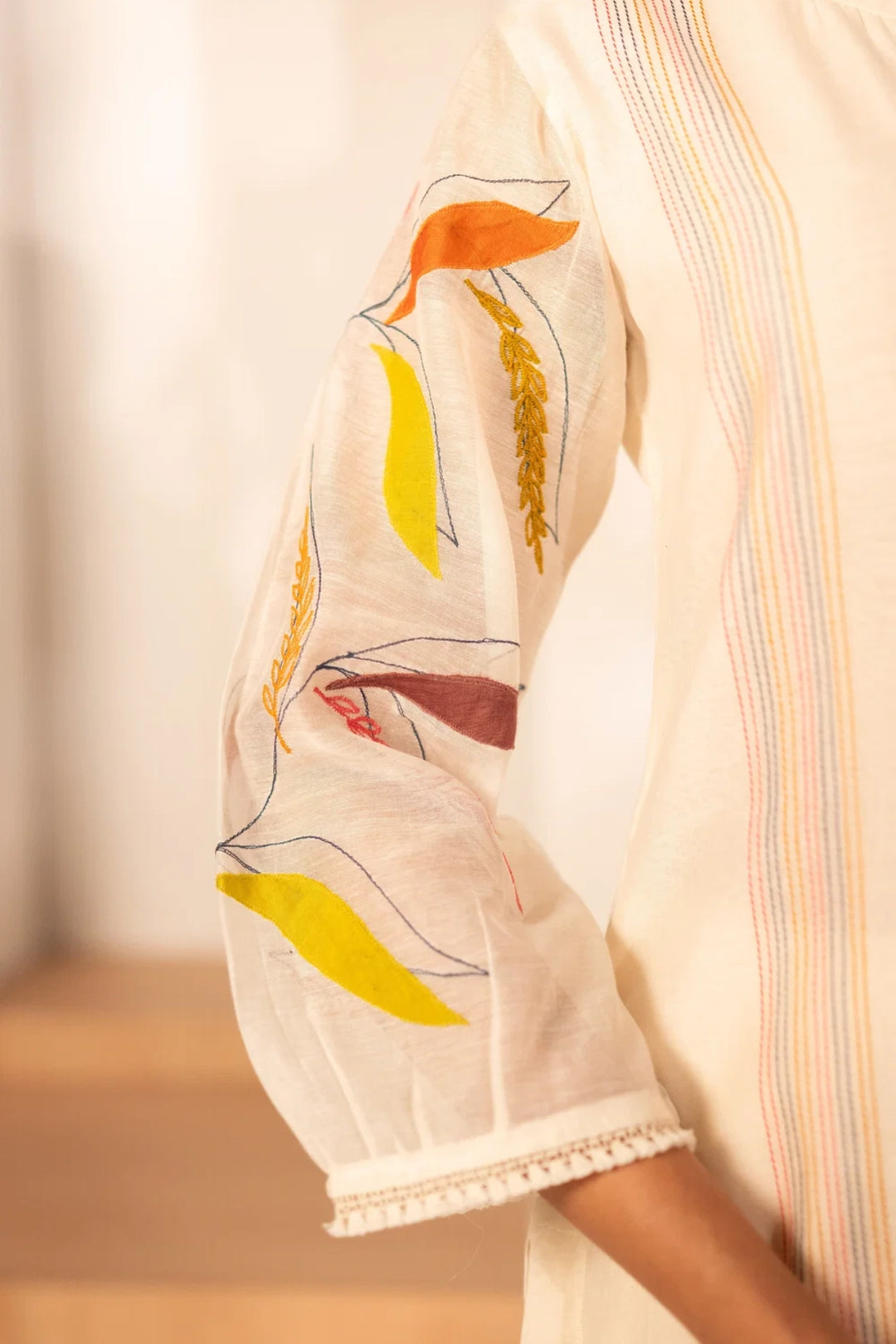 Ziva Mul Chanderi Co-ord Set