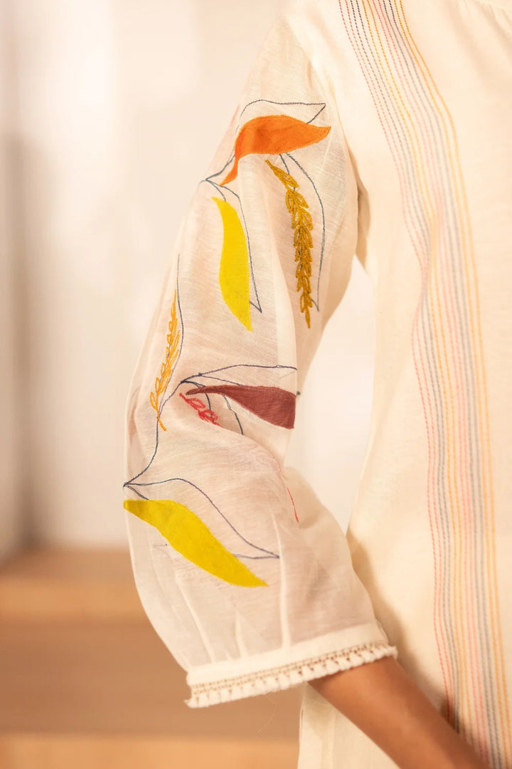 Ziva Mul Chanderi Co-ord Set