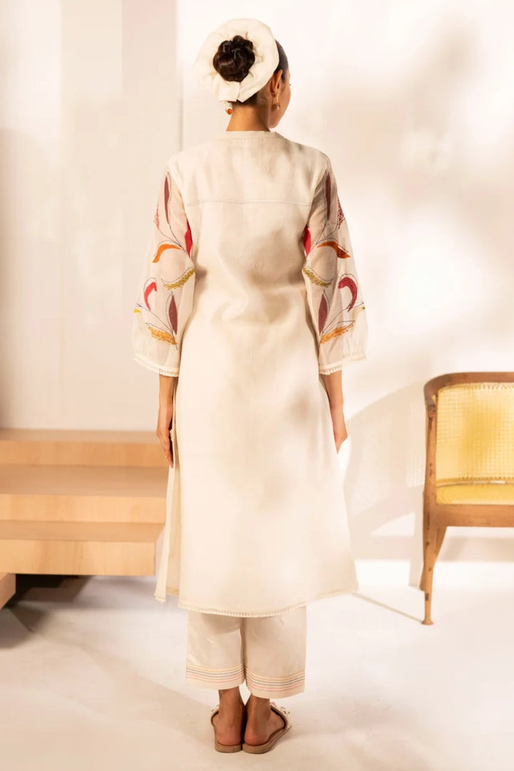Ziva Mul Chanderi Co-ord Set