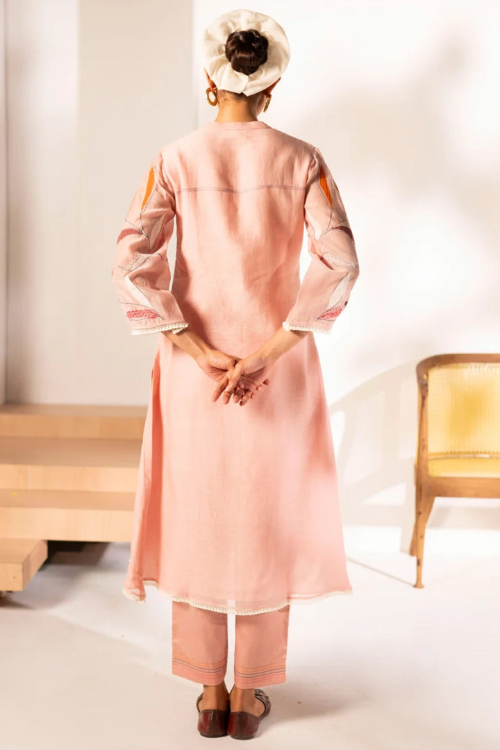 Ziva Mul Chanderi Co-ord Set