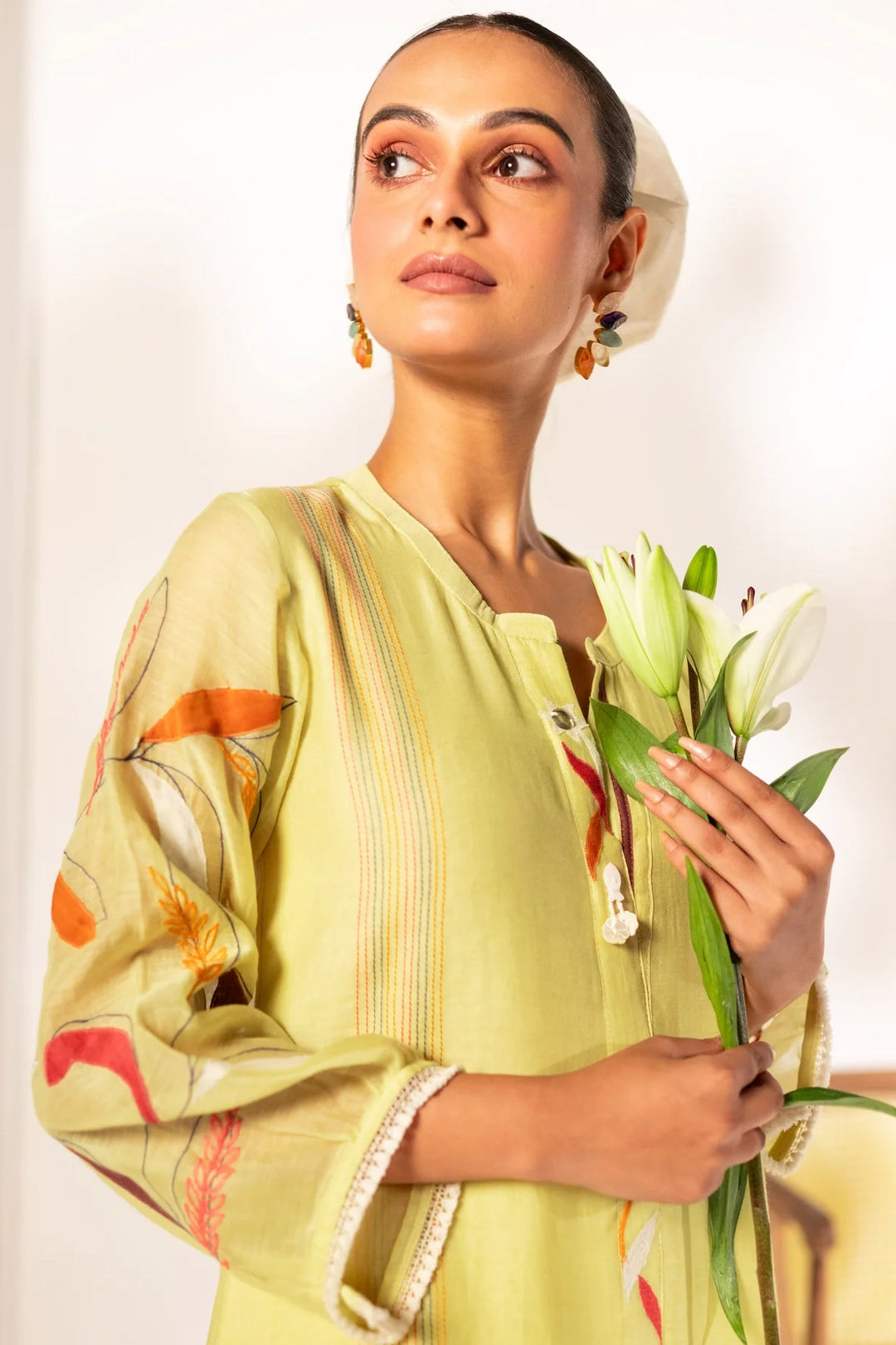 Ziva Mul Chanderi Co-ord Set