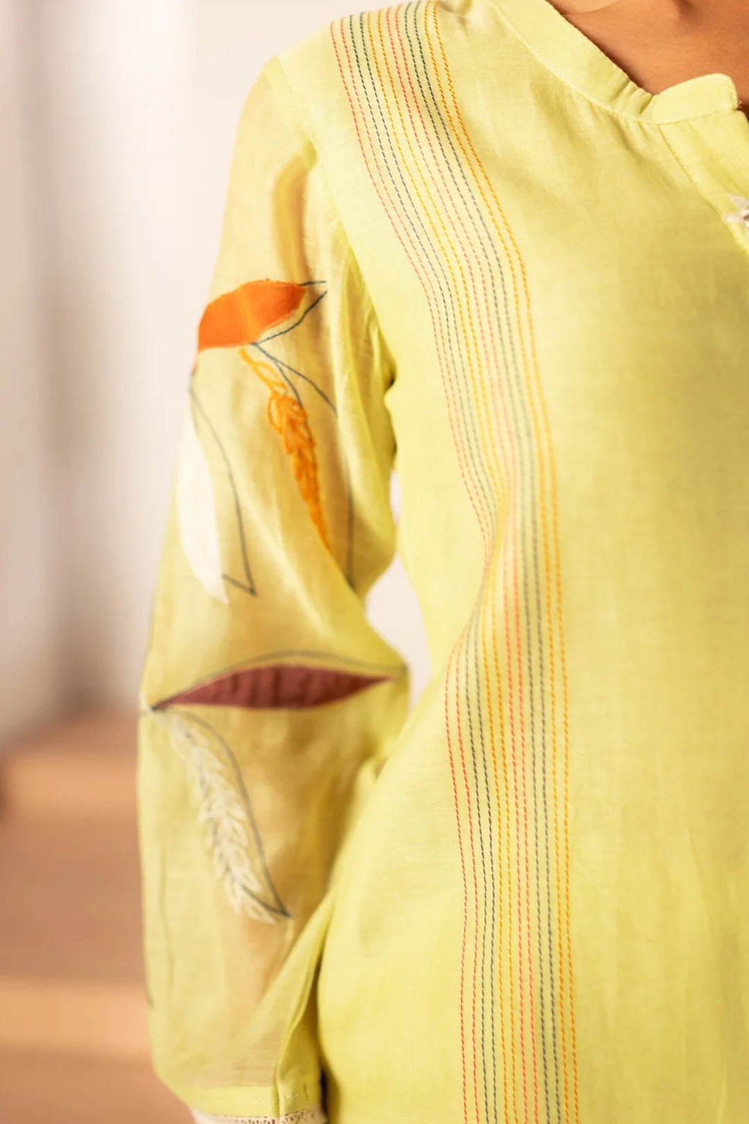 Ziva Mul Chanderi Co-ord Set