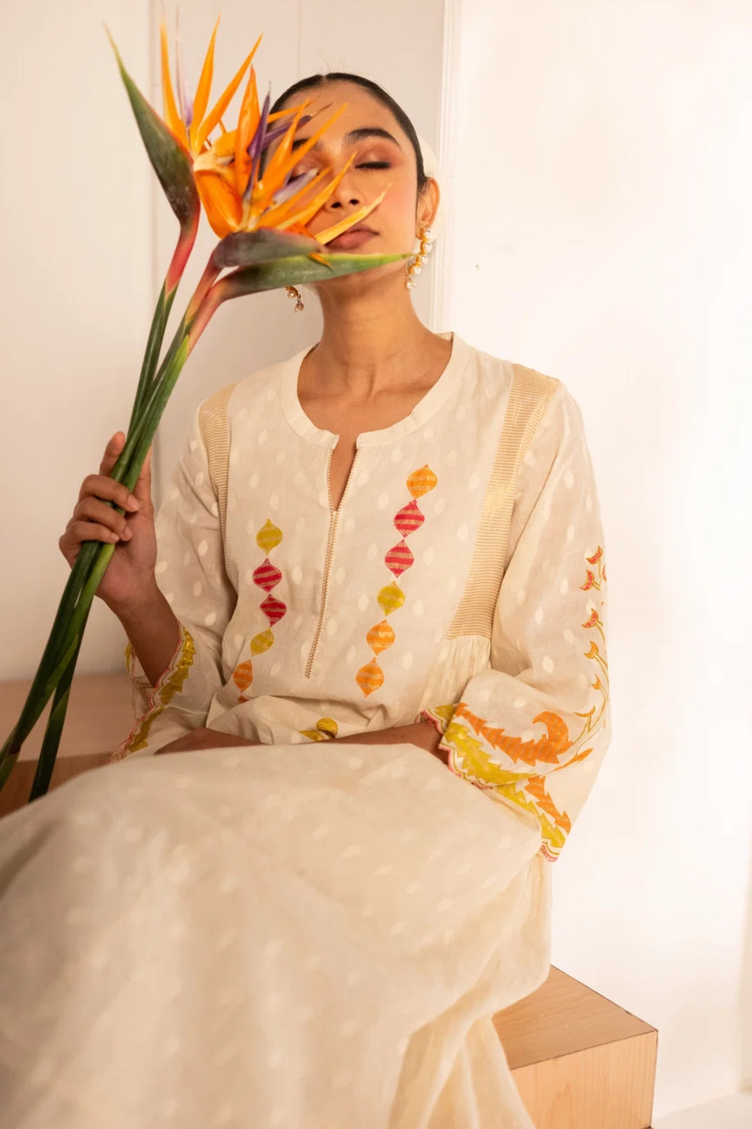 Ziya Pure Cotton Tunic Set