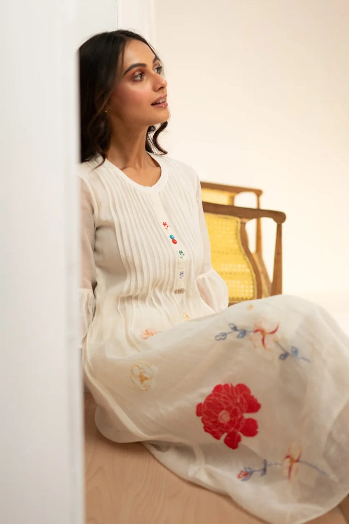 Zeba Mul Chanderi Tunic