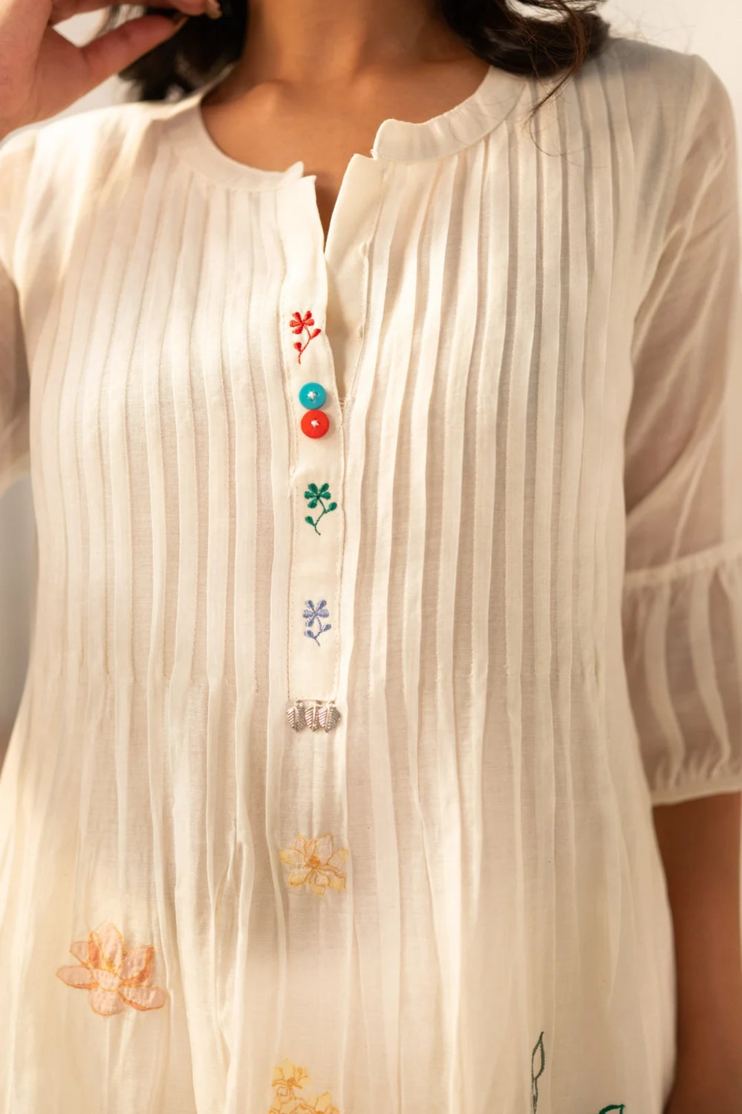 Zeba Mul Chanderi Tunic