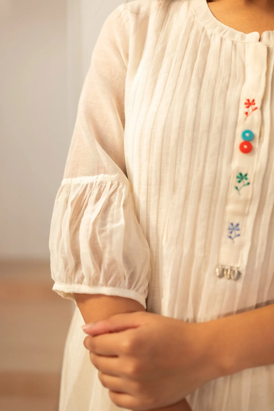 Zeba Mul Chanderi Tunic