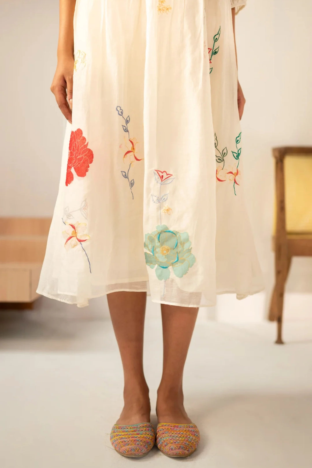 Zeba Mul Chanderi Tunic
