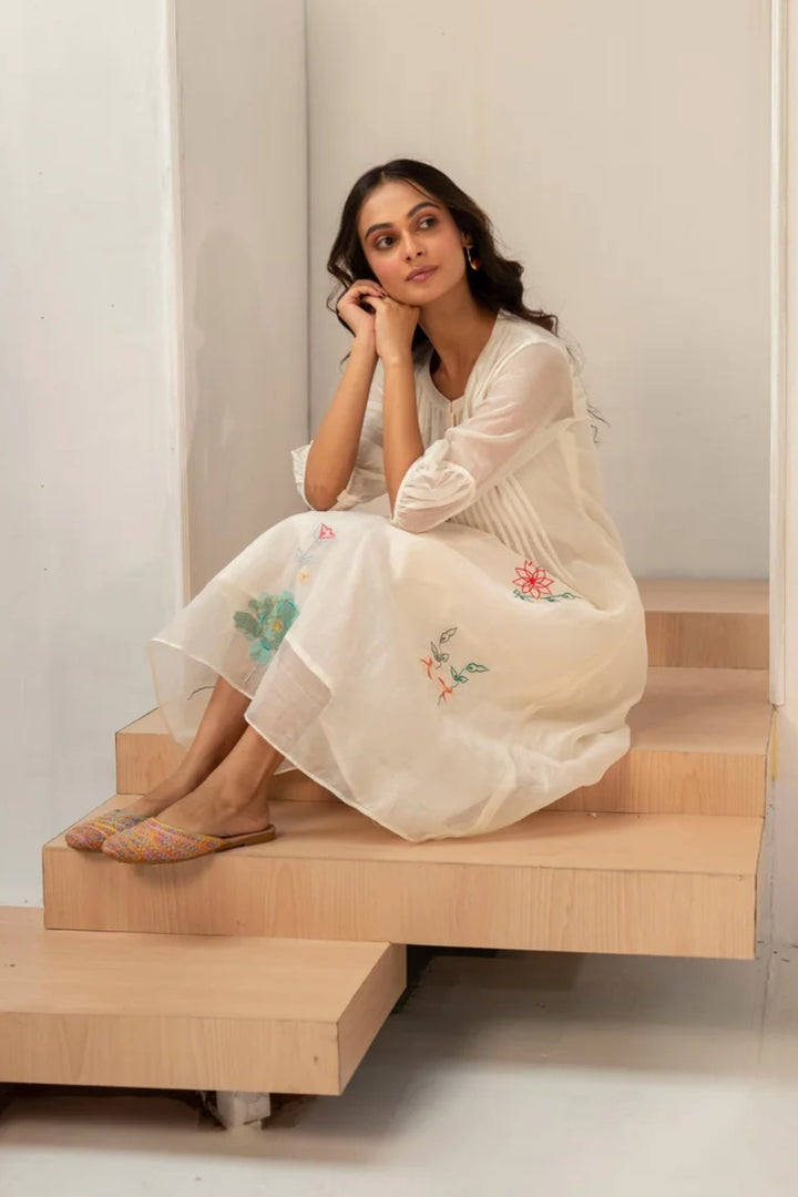 Zeba Mul Chanderi Tunic