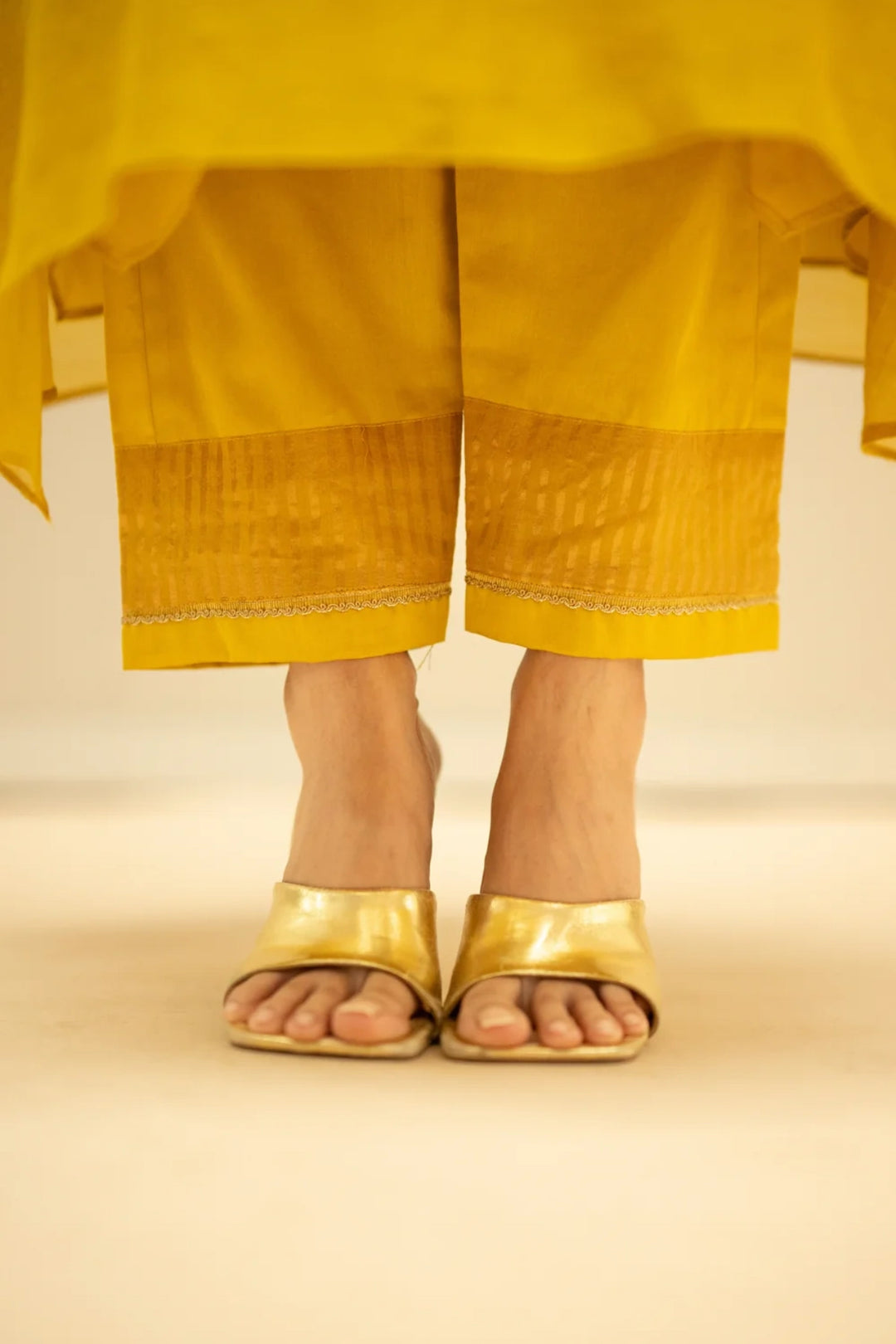 Chandini Mul Chanderi Aline Kurta Set