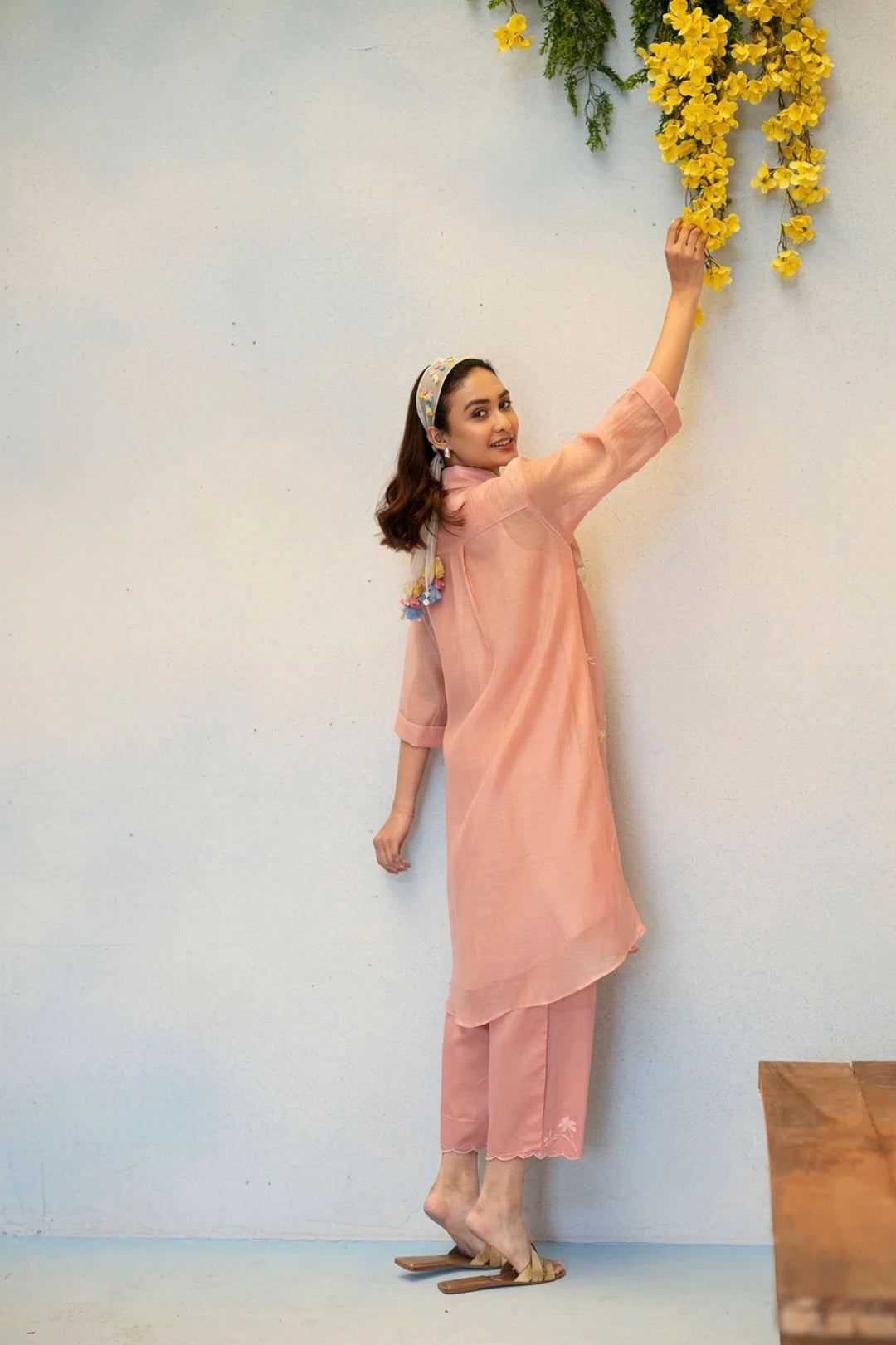 Zara Mul Chanderi Co-ord Set