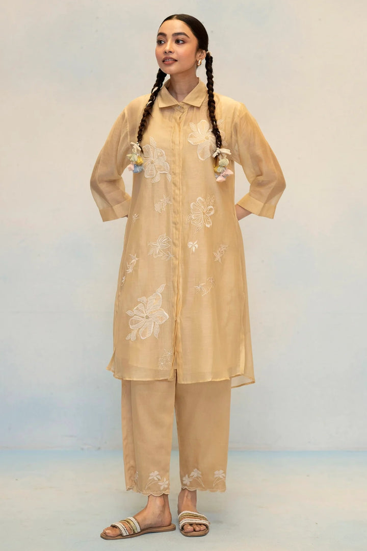 Zara Mul Chanderi Co-ord Set