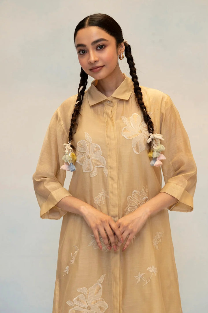 Zara Mul Chanderi Co-ord Set