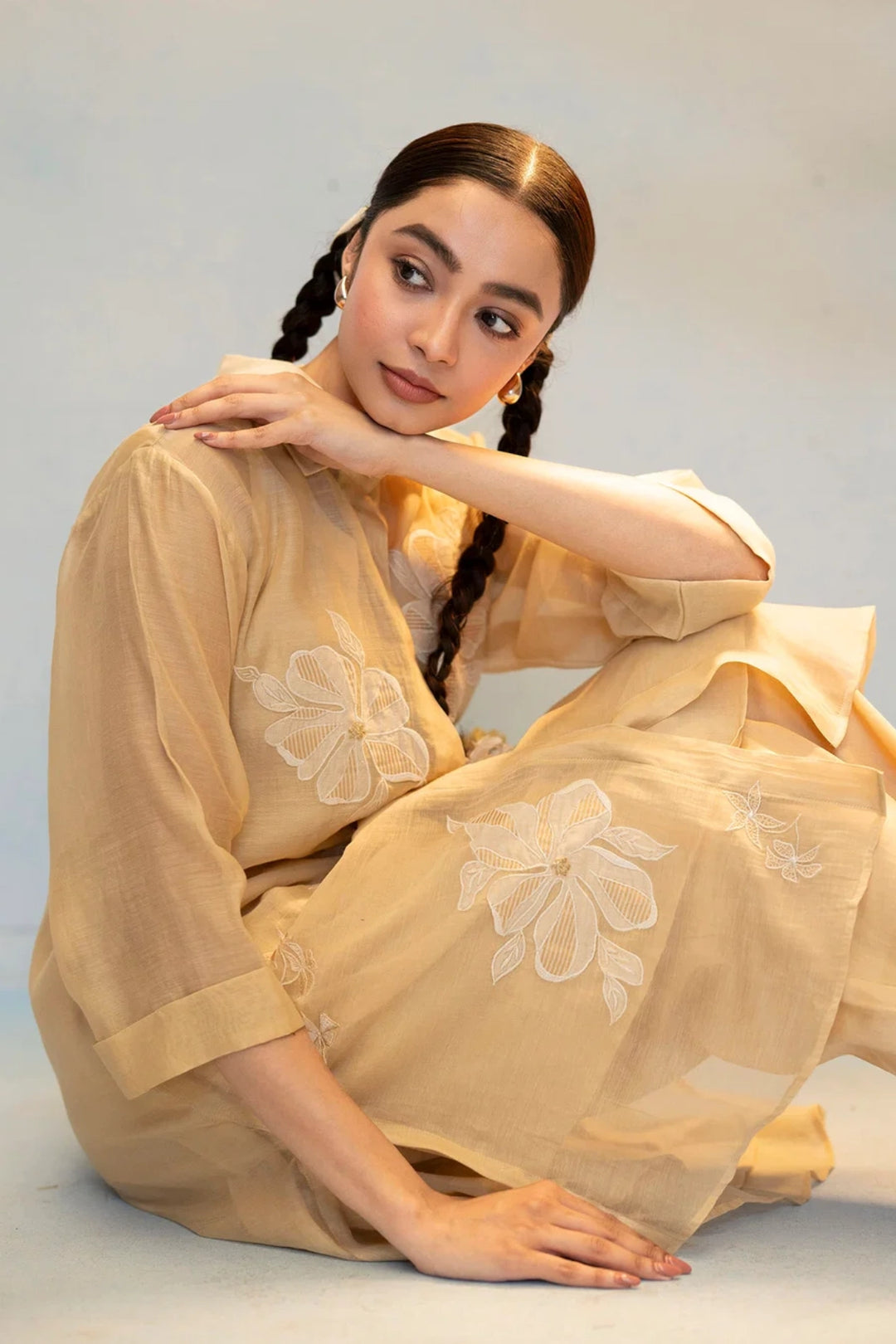 Zara Mul Chanderi Co-ord Set