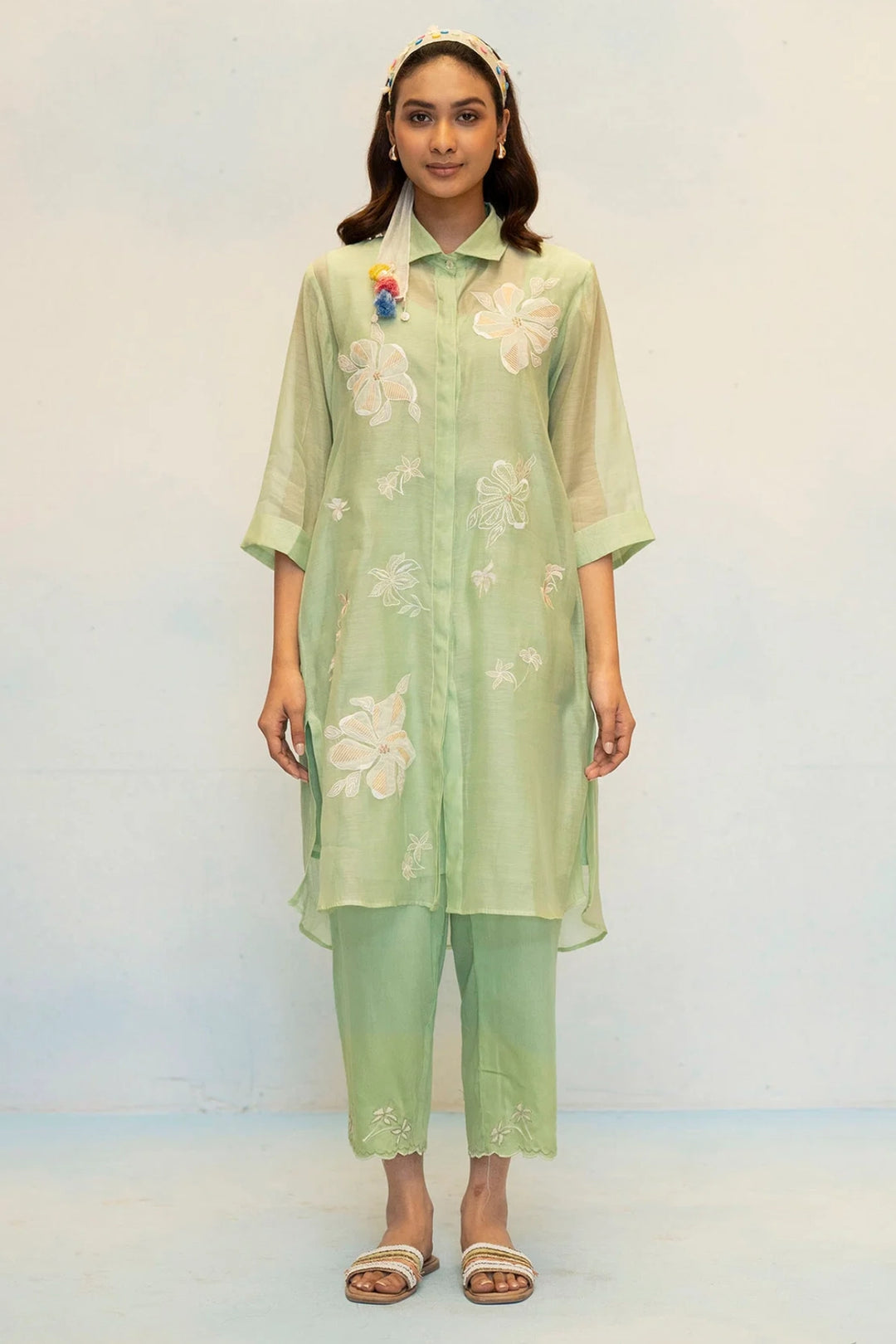 Zara Mul Chanderi Co-ord Set