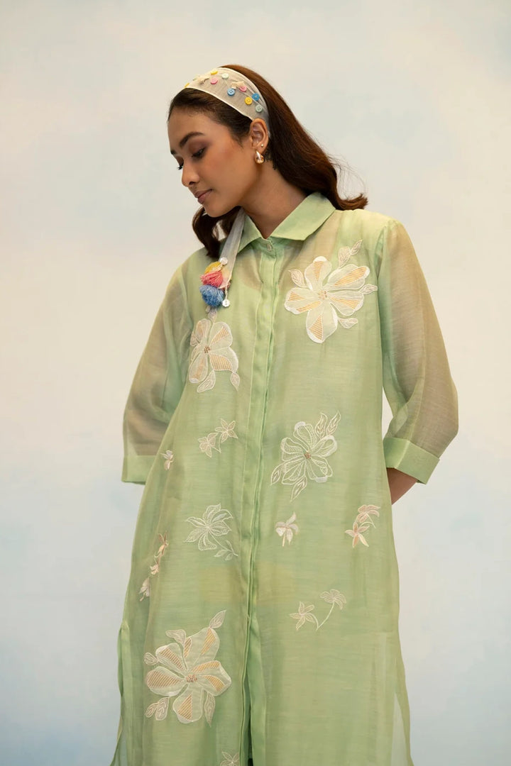 Zara Mul Chanderi Co-ord Set