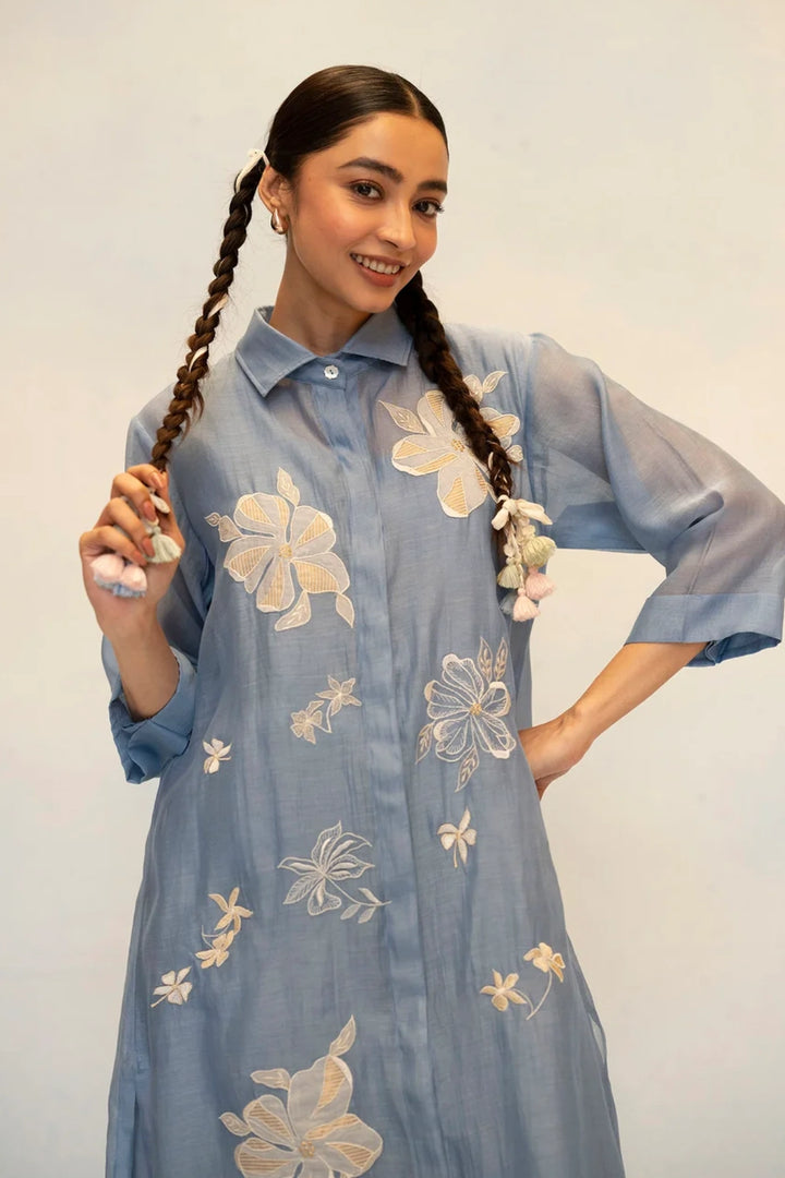 Zara Mul Chanderi Co-ord Set
